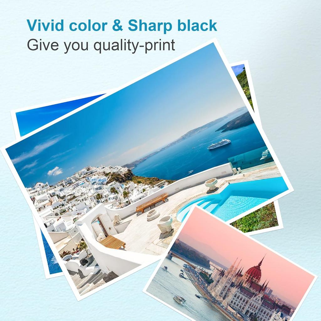 65XL Ink Cartridges Black Color Combo Pack Replacement for HP Ink 65 65XL Work for HP Deskjet 3755 3772 3700 3722 3752 2600 2622 Envy 5055 5000 5070