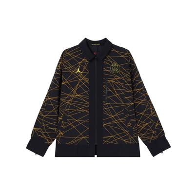 Air X Paris Saint-Germain Anthem Jacket Black/Tour Yellow Women Outerwear DV2987-010