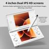 2026 Hot Sale Anbernic RG DS Handheld Game Console 4" IPS Dual Screen Android 4000mAh Flip Video Games Player
