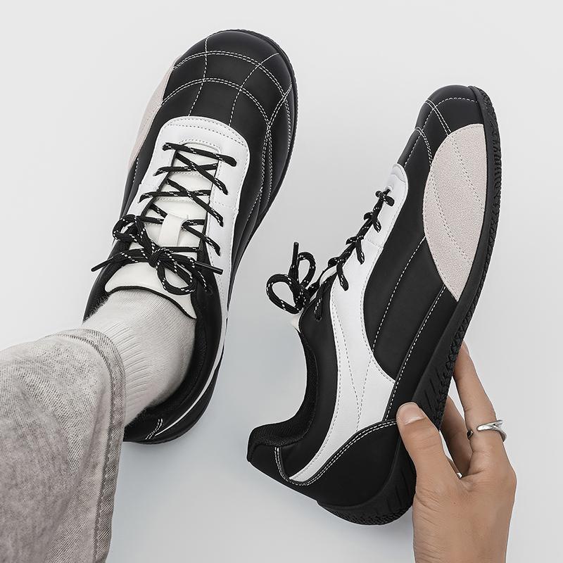 

New Model Walking Shoes for Man Flats Comfortable Soft Male Low Cut Men s Sports Shoes Four Seasons Outdoor Board Shoes 44 чёрный