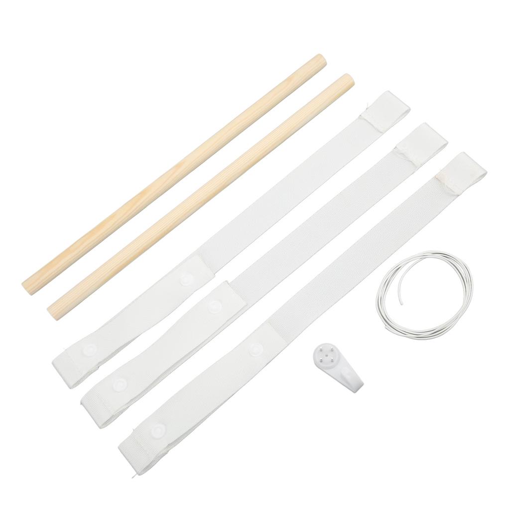 Drewniany Uchwyt na Kokardy Dębowy Poliestrowy Prosty Styl Solidny Trwały Szeroko Stosowany Uchwyt na Kokardy do Włosów na Opaski Spinki Akcesorium do Włosów