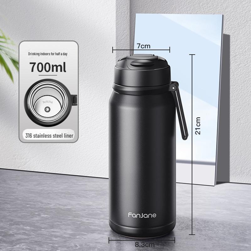 

Магнитная изоляция из нержавеющей стали 316 для чая и воды – большая емкость, для использования на открытом воздухе для мужчин и женщин 701ml-900ml