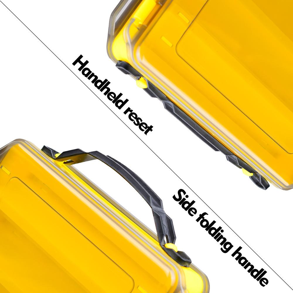 Doppelseitige Sub Box Tragbare Doppelschicht Angelausrüstung PP Box Köder Zubehör Aufbewahrungsbox Mino Bleistift Gefälschte Köder Sub Box