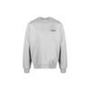 Off-White Ss22 Solid Logo Print Crewneck Pullover Long Sleeve Sweatshirt Regular Fit Men Sweatshirt Gray OMBA057C99FLE0100810