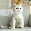 Cat Weaning Suit Cartoon Pattern Anti-licking Skin-friendly Pet Cats Surgical Recovery Suit Pet Supplies