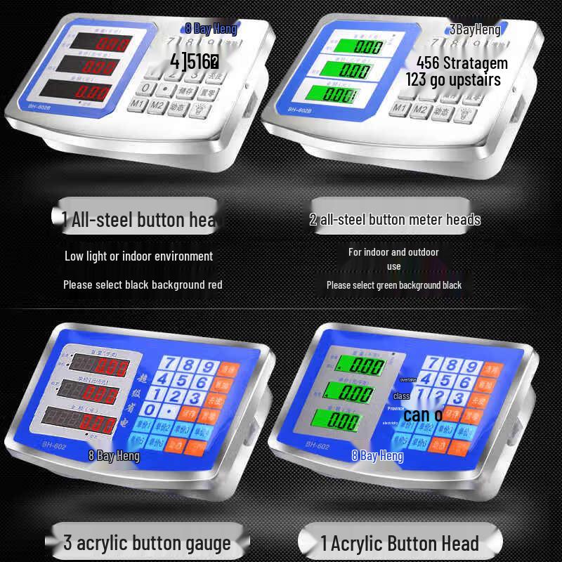 Aodema Commercial Folding Electronic Floor Scale
