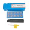 10 Stück RCMT10T3M0 YBC251 Wendeschneidplatten mit SRDCN2020K10 Ausdrehstahl