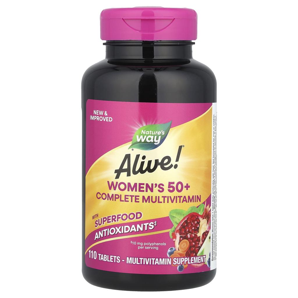 Nature'S Way, Alive!® Complete Multivitamin for Women 50+, 110 Tablets