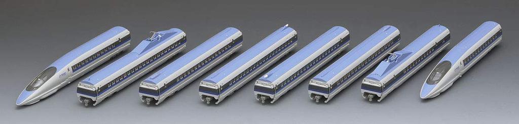 TOMIX N Ölçeği Serisi Sanyo Shinkansen Kodama Seti 8 Vagon 98710 Demiryolu Model Treni 500-7000