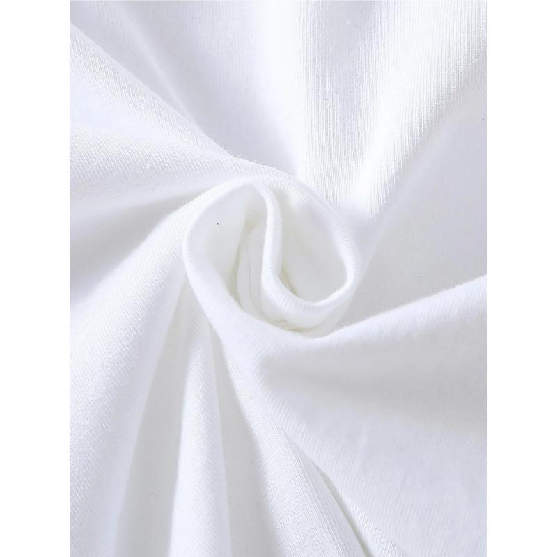 European sizes Girls Cotton Short-sleeve T-shirt, Soft and Comfortable Daily Wear, Suitable for Home, Outdoor and Sports Activities,