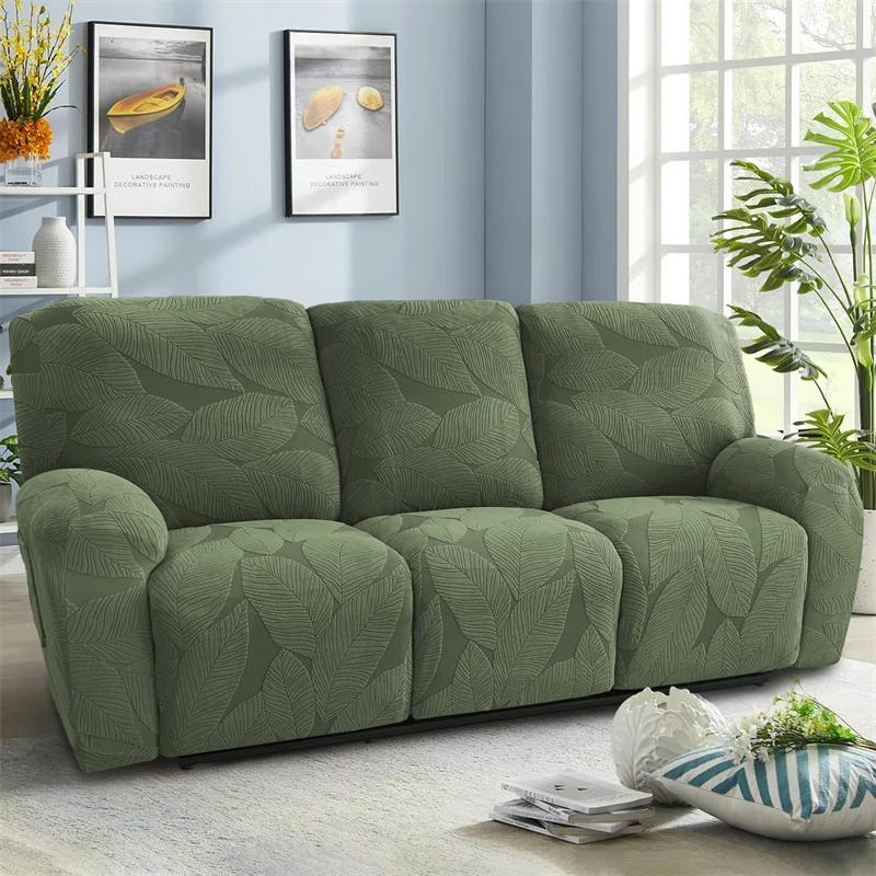 1/2/3seater Recliner Sofa Covers for Living Room Luxury Relax Armchair Slipcover Stretch Couch Cover Funda De Sillón Reclinable