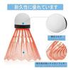 Plastic Badminton Ball Set of 12 Nylon Practice Shuttlecock for Beginners Outdoor Suitable Storage Case Included