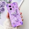 For Vivo Y39 5G Y300i 5G / Vivo V2436 V2444A Back Cover Girly Fashion Flower Butterfly Painting Case Soft Clear Silicone Funda