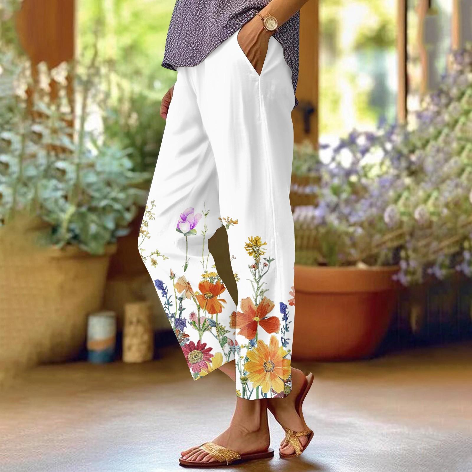 

Женские повседневные модные полосатые льняные повседневные брюки с карманами XXXXXL шафрановый