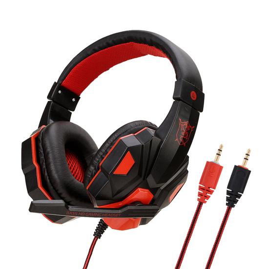 Soyto SY830MV Stereo Gaming Headset Volume Control Headphone with Mic for PC