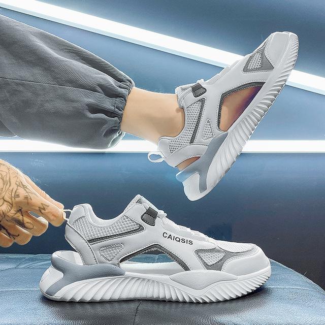 Heren sport sandalen zomer ademend mesh sandalen heren outdoor casual lichtgewicht strand sandalen mode heren schoenen