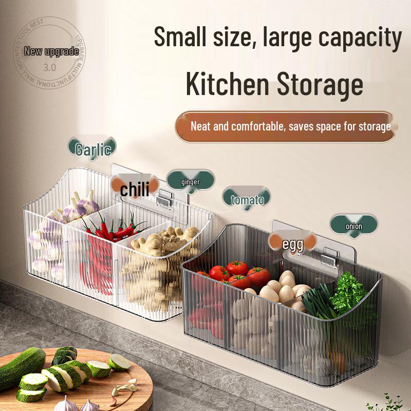 Xuanyong Punch-Free Wall-Mounted Kitchen Storage Rack