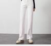 Women's High-Waisted Wide-Leg White Jeans, Floor-Length, Spring New Arrival, Versatile Slimming Straight Pants
