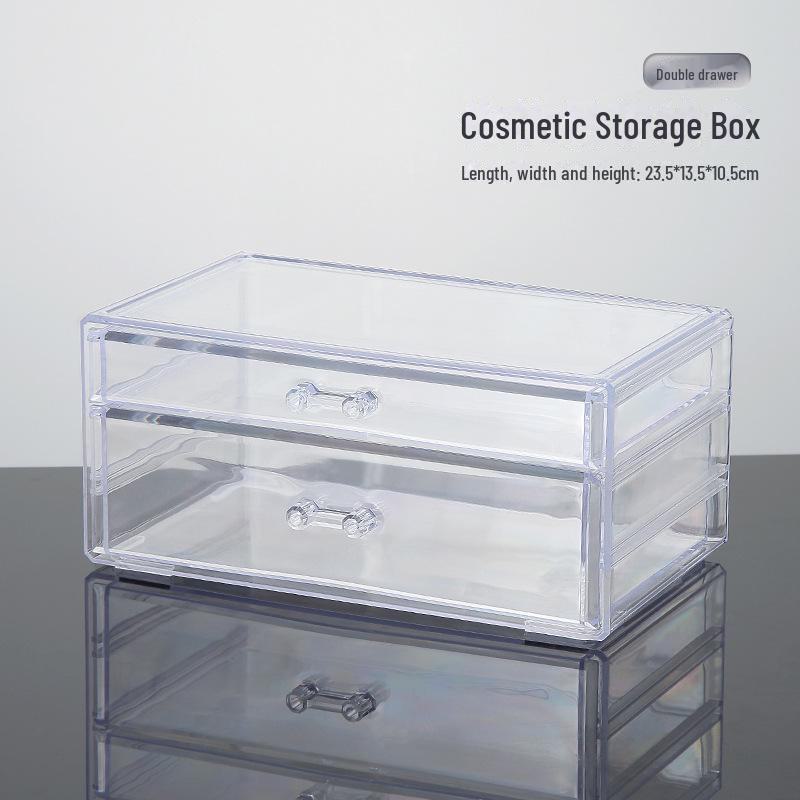 Acrylic Transparent Drawer-Style Cosmetic and Skincare Organizer