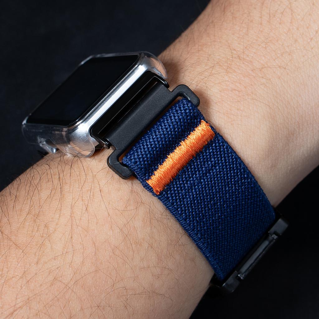 Nylon Band+Full Cover Case For Samsung Galaxy Watch Fit 3 Parachute Buckle Sport Braided Strap Full Cover Bumper Shell For Fit 3