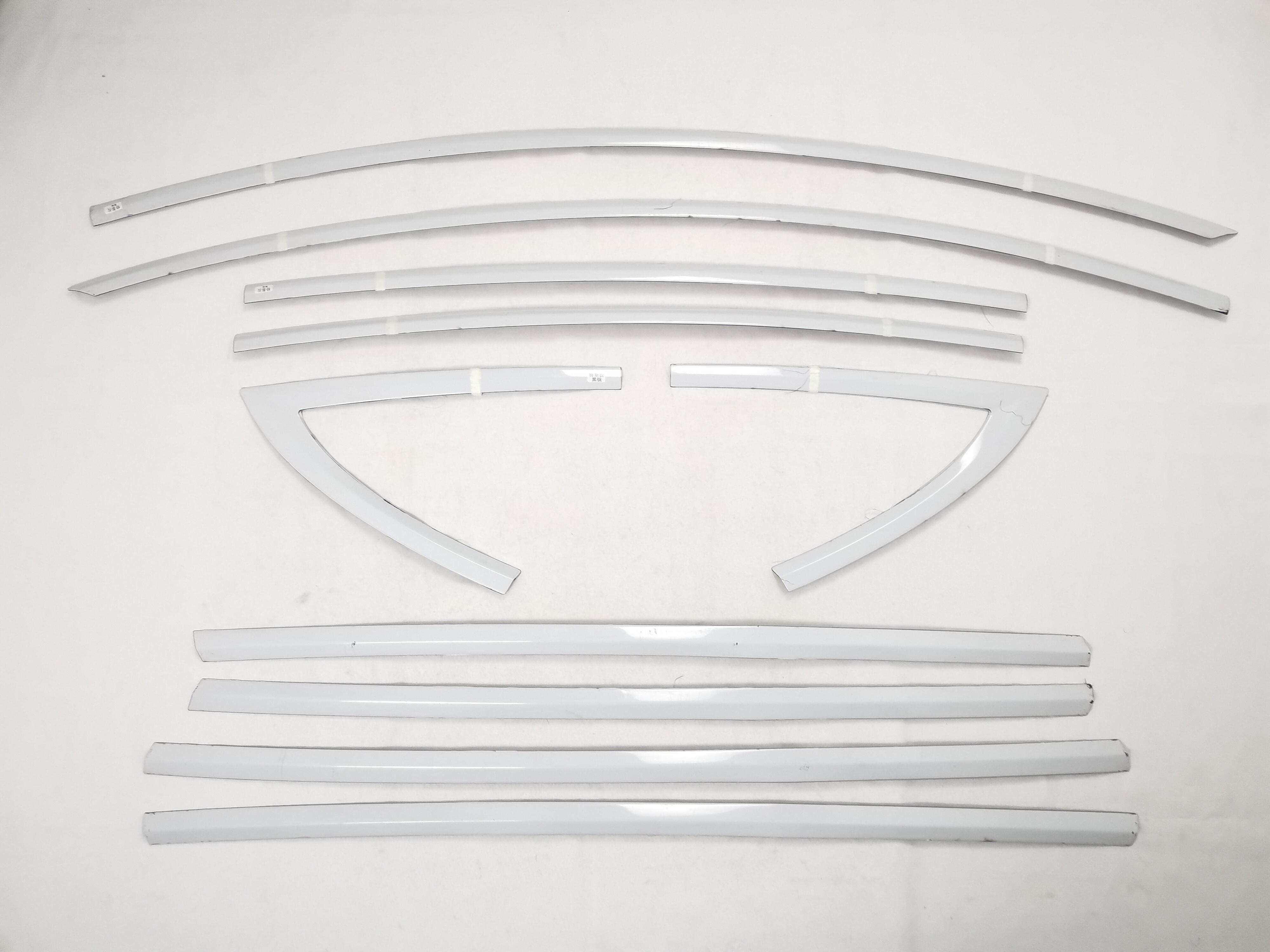 

Для Tesla Model 3 2017-2025 Аксессуары Накладка на дверную стойку из нержавеющей стали Внешняя молдинговая отделка Декоративная накладка из углеродного волокна