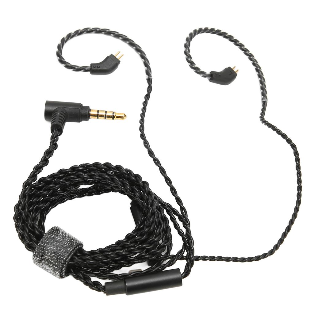 Earbuds Upgrade Cable 0.78mm 2 Pin 3.5mm Elbow Plug Pluggable Replacement Earphone Wire with