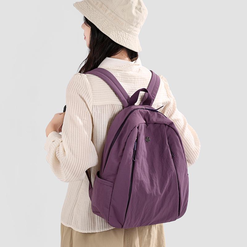Women's Lightweight Candy Color Mini Backpack: Large Capacity for Travel, Hiking, or School - Casual Shoulder or Crossbody Use