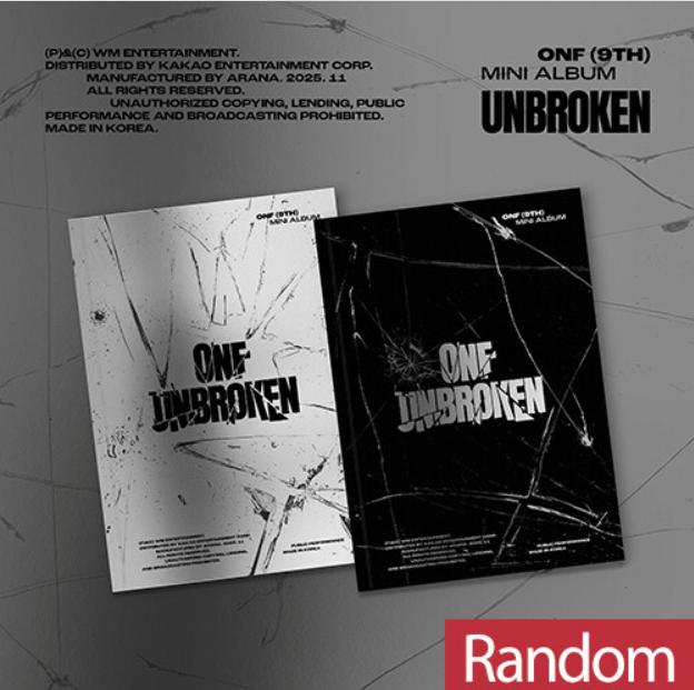

[pre-order] ONF Mini 9th Album UNBROKEN — 2-Set or Random 1 of 2 Options Random 1