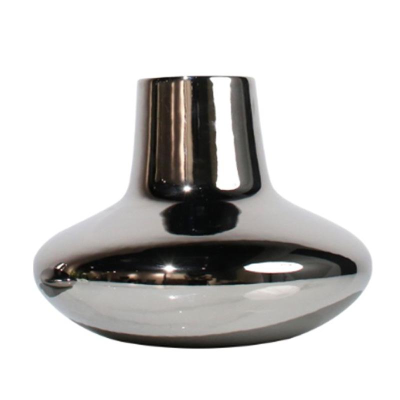 Simple Modern Light Luxury Resin Flower Vase Ornaments Hotel Model Room Dining Table Entrance Cabinet Coffee Table Soft Decorations