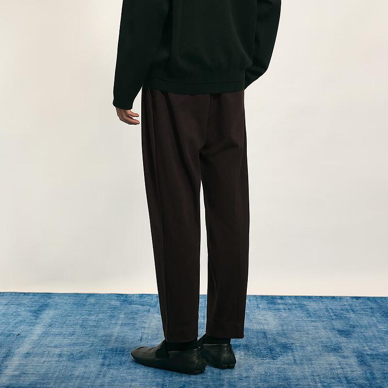 CROQUIS Men's 2025 Fall Knitted Tapered Cropped Pants