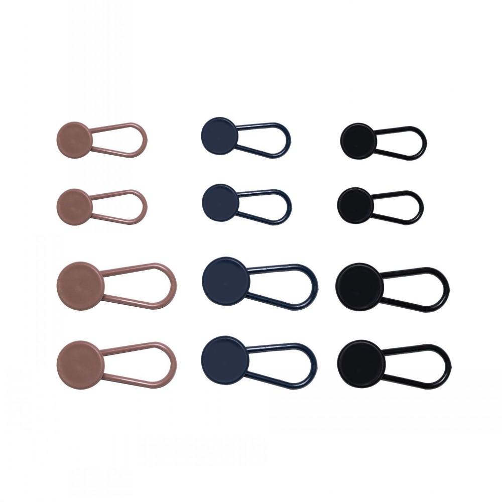 Easy-Adjust 12pcs Button Extenders For Jeans Pants Waist Button Extender For Pant Waistband Expander Pants Waist Extension