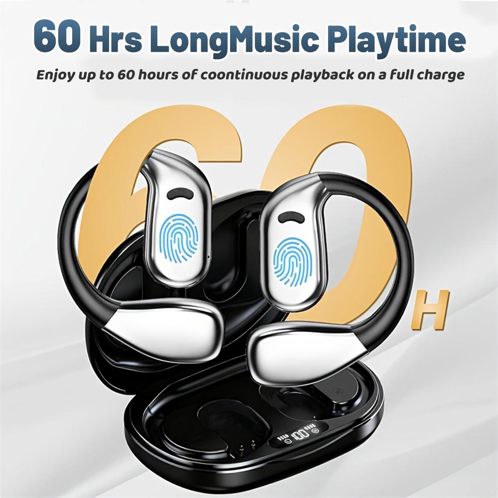 M75 AI Tłumaczenie Bezprzewodowe Słuchawki Bluetooth 5.4 Open-Ear, Słuchawki OWS Nie-Douszne z Tłumaczeniem w Czasie Rzeczywistym na 144 Języki