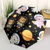 1 Stück Space Bears Automatischer Öffnungs-/Schließschirm, Ideales Fan-Geschenk für Geburtstag, Weihnachten, Trendige Mode y250828062