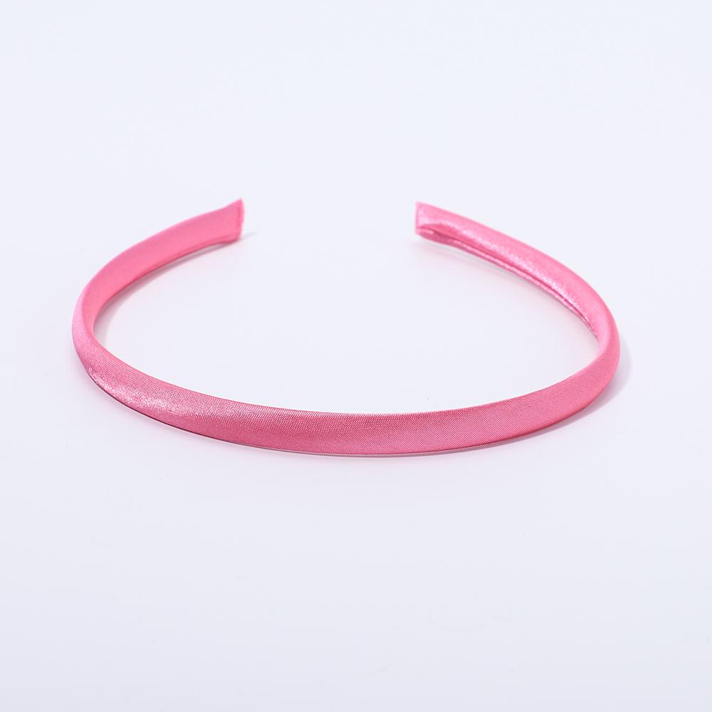 High Quality DIY Satin Covered Headbands Solid Fabric Resin Hair Band Plastic Hairbands Girls Hair Headband for Women
