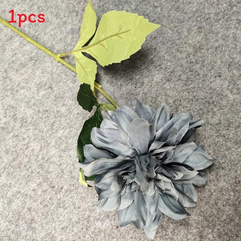 Single Artificial Dahlia Stem For Party Decoration And Bridal Arrangement Gift