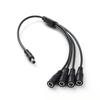 5.5x2.1mm Power Splitter Cable 1 To 2 3 4 Way Adapter For CCTV Router LED Light 40cm Length