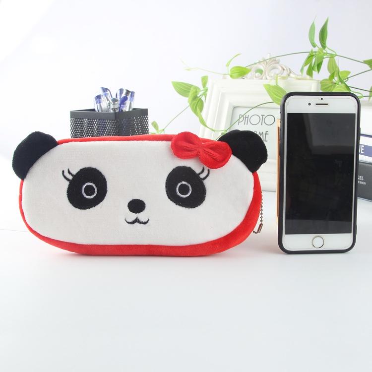 Pencil Cuddly Animals Case Plush Stationery Gifts Kids Students Capacity Large