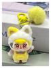 Cute Cartoon Animal Bag Charm - Resin Flocked (Non-Plush Filled) DIY Phone Pendant, With Fluffy Ears And Vivid Faces
