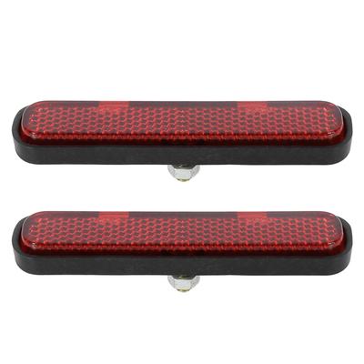 F FIERCE CYCLE M5x0.8 Motorcycle Reflector Nut Plastic Black Good