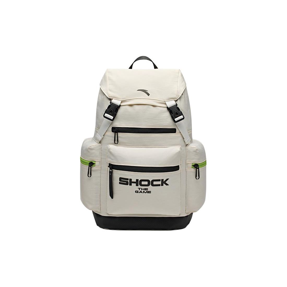 Anta Basketball Series Large Capacity Sports Fabric Backpack Unisex Backpack Sandy-Gray 192421152-3 Gravel Gray