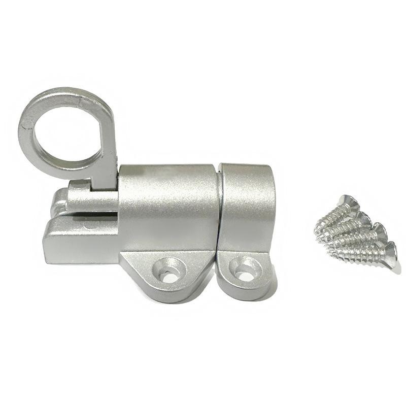 Aluminum Spring Bolt Door Latch Automatic Window Lock Push Bolt Security Lock Sliding Window Latch