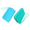 Square Silicone Cosmetic Storage Bag Travel Makeup Brush Holder Portable Digital Storage Bag Waterproof Case