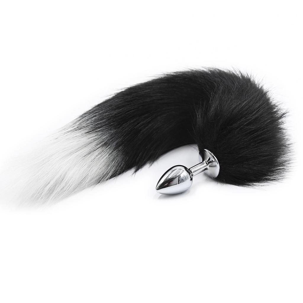 3pcs 40CM Fox Tail Anal Plug Collar Sexy Cat Mask Exotic Sex Products For Adults Games Bondage BDSM Sex Toys For Women