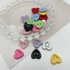 20 Pieces Cute Mini Heart Plastic Buttons Sewing Supplies for Women's Cardigans Blouses & Children's Garments DIY Button Craft