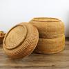 Handmade Woven Basket for Storage, Fruit, Bread, Steamed Buns, Snacks & Picnics