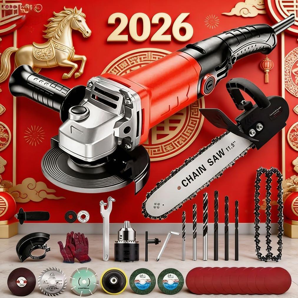 Rechargeable Brushless Electric Impact Wrench with Large Torque, Lithium Battery, and Auto Repair Screwdriver Function