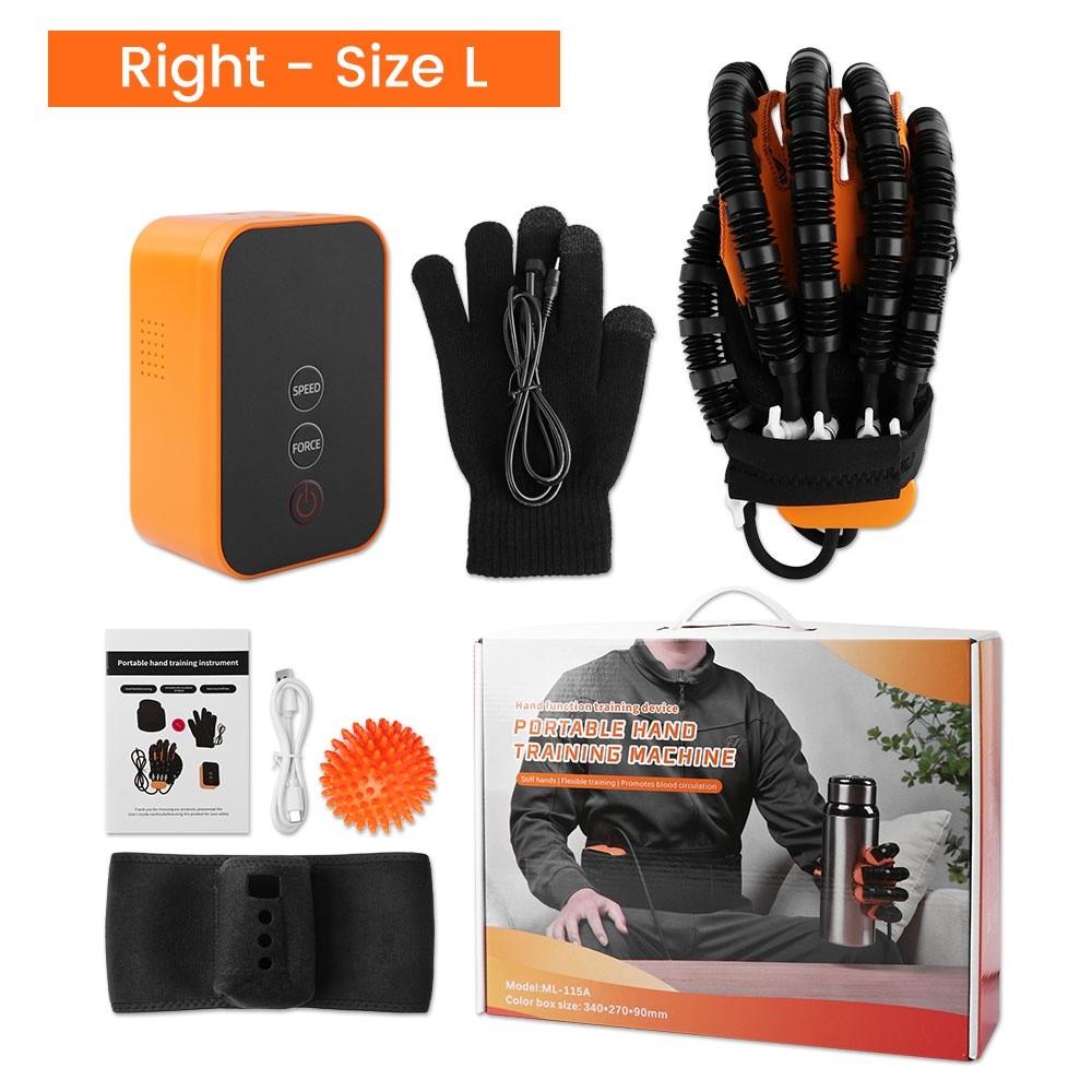 Portable Rehabilitation Robot Gloves Mirroring Stroke Hemiplegia Hand Function Training Glove Finger Care Equipment