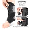 Hot Sale Unisex Stabilizing Ankle Brace Adjustable Dial Support Dual Aluminum Stays Open Toe Compression Strap Football Daily