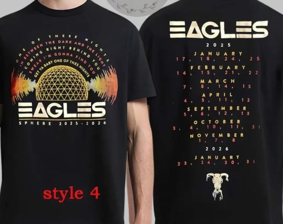 Eagles Sphere 2026 2026 Tour Dates One Of These Nights T-Shirt XXL