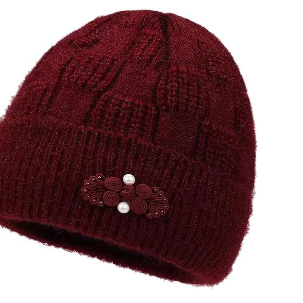 Newcomer Discount: Warm Autumn-Winter Hats for Middle-Aged & Elderly Ladies